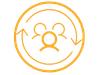 Yellow icon CRM